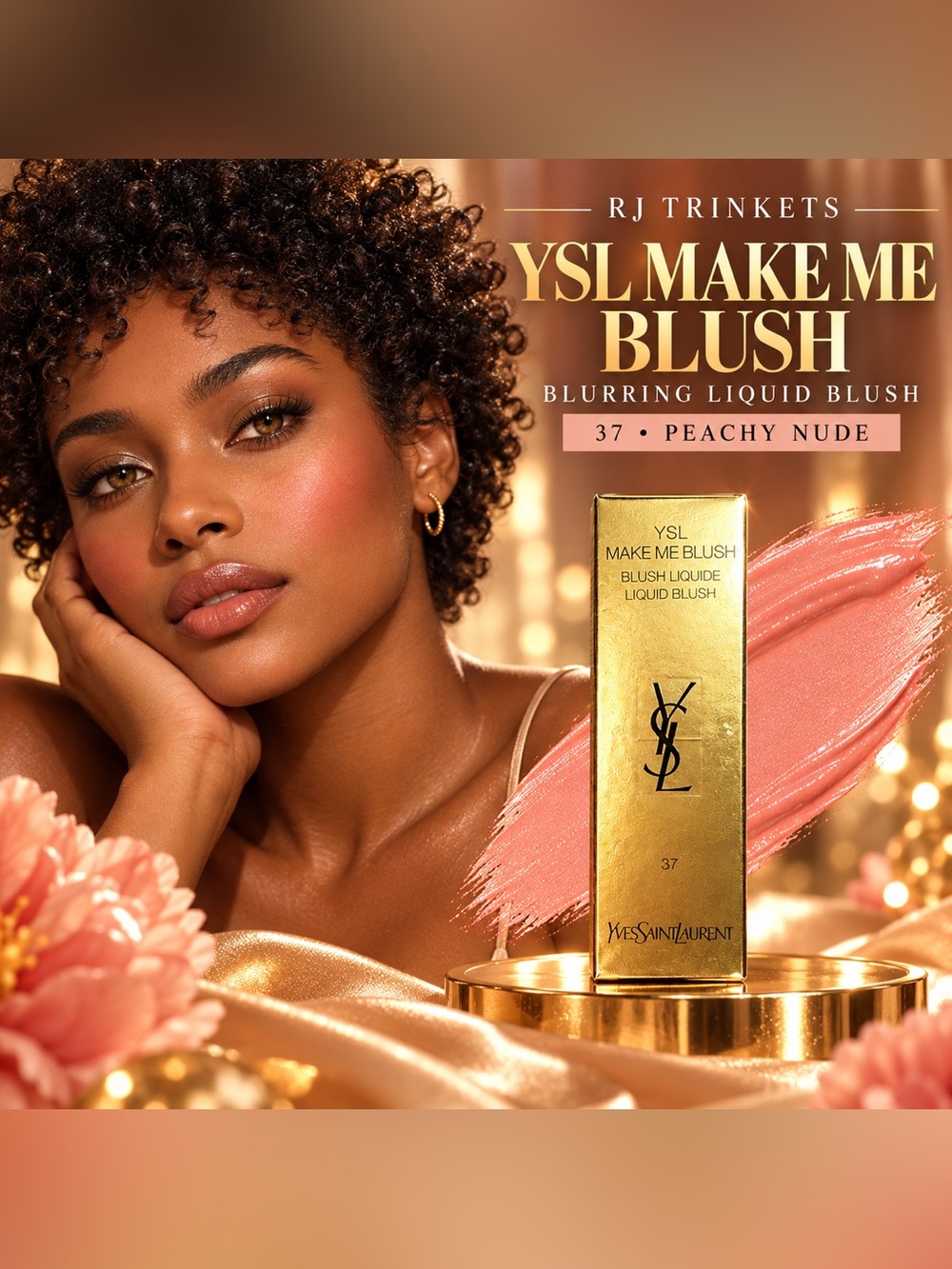Yves Saint Laurent Make Me Blush Liquid Blush - Peachy Nude Pink